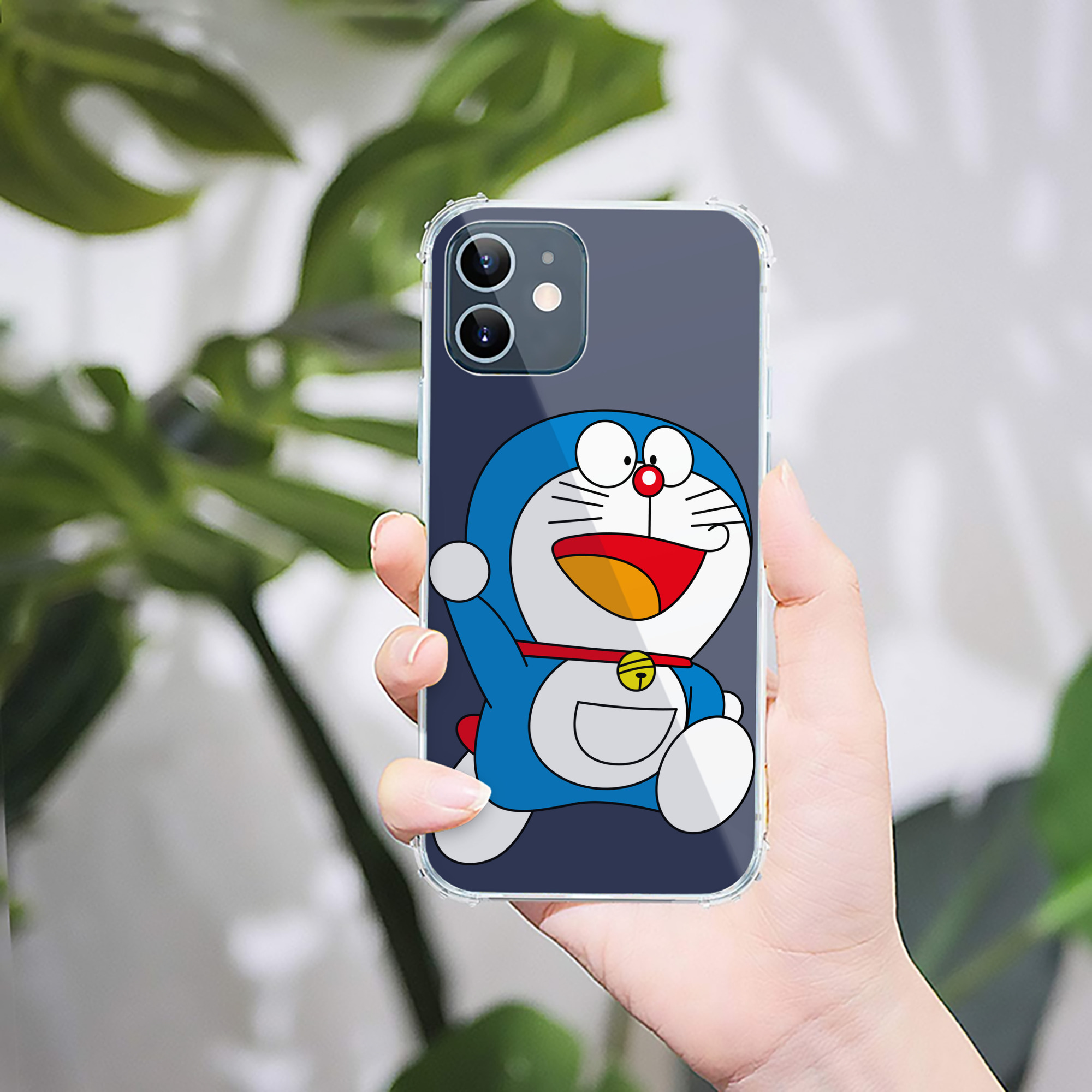 （画像用） ドラえもん Doraemon 【iPhone 12シリーズ対応】透明スマホケース（クリアソフトケース）